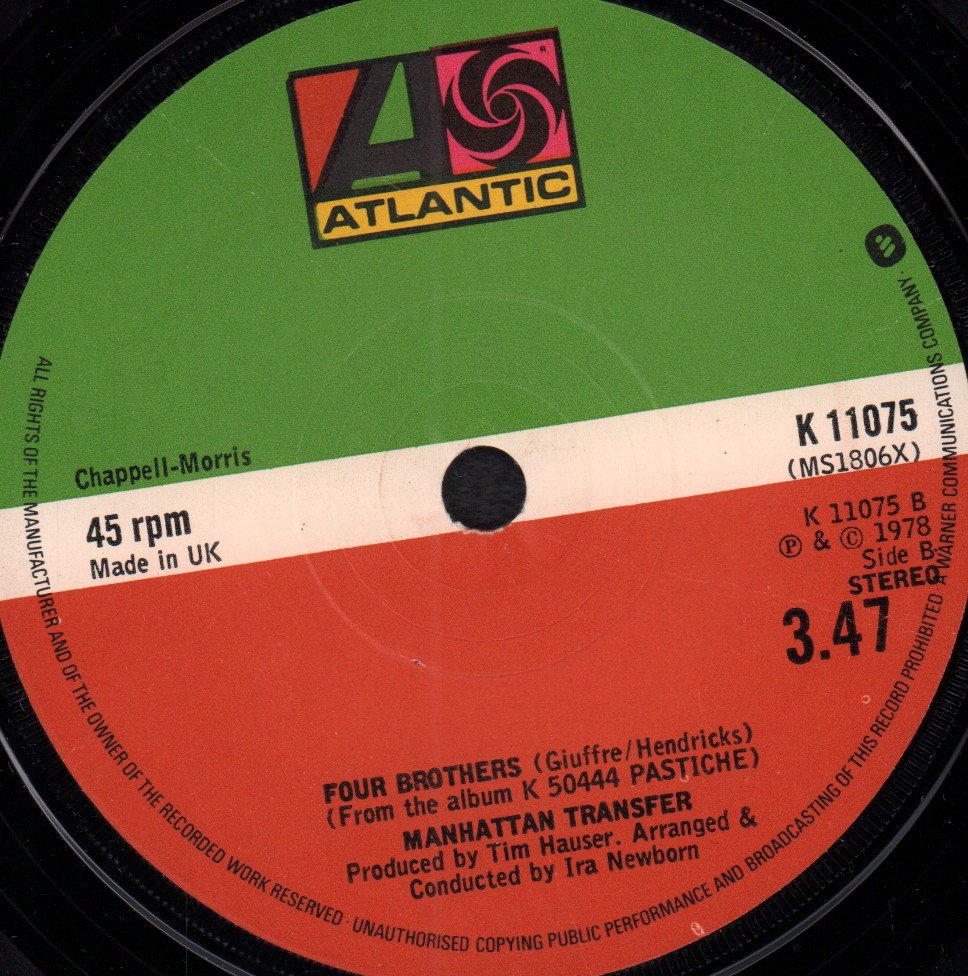 Manhattan Transfer - Walk In Love - 7 Inch