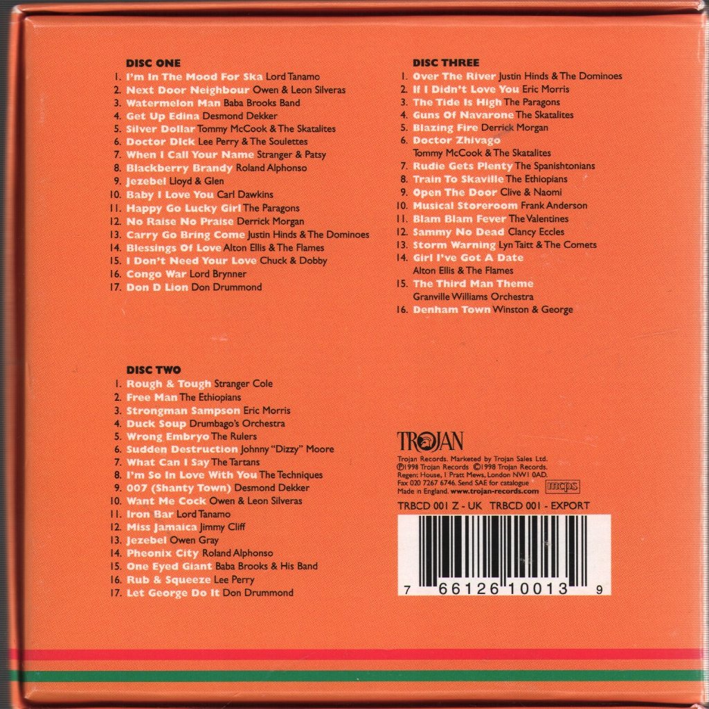 Various Artists - Trojan Ska Box Set - Cd Set