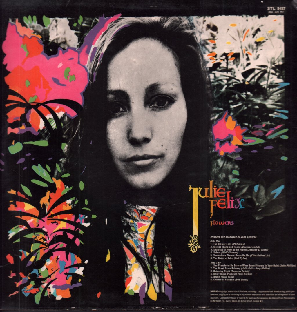 Julie Felix - Flowers - Lp