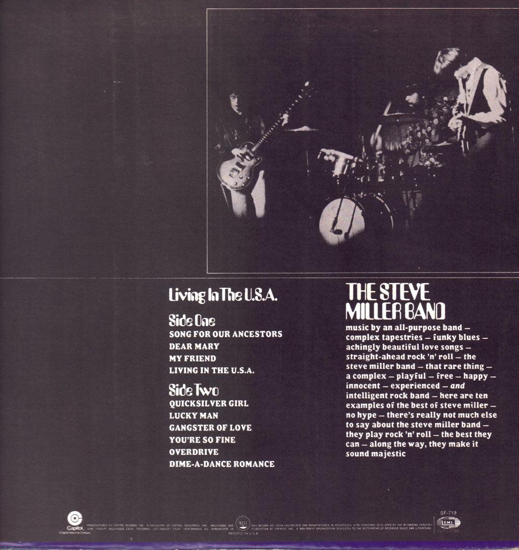 Steve Miller Band - Living In The Usa - Lp