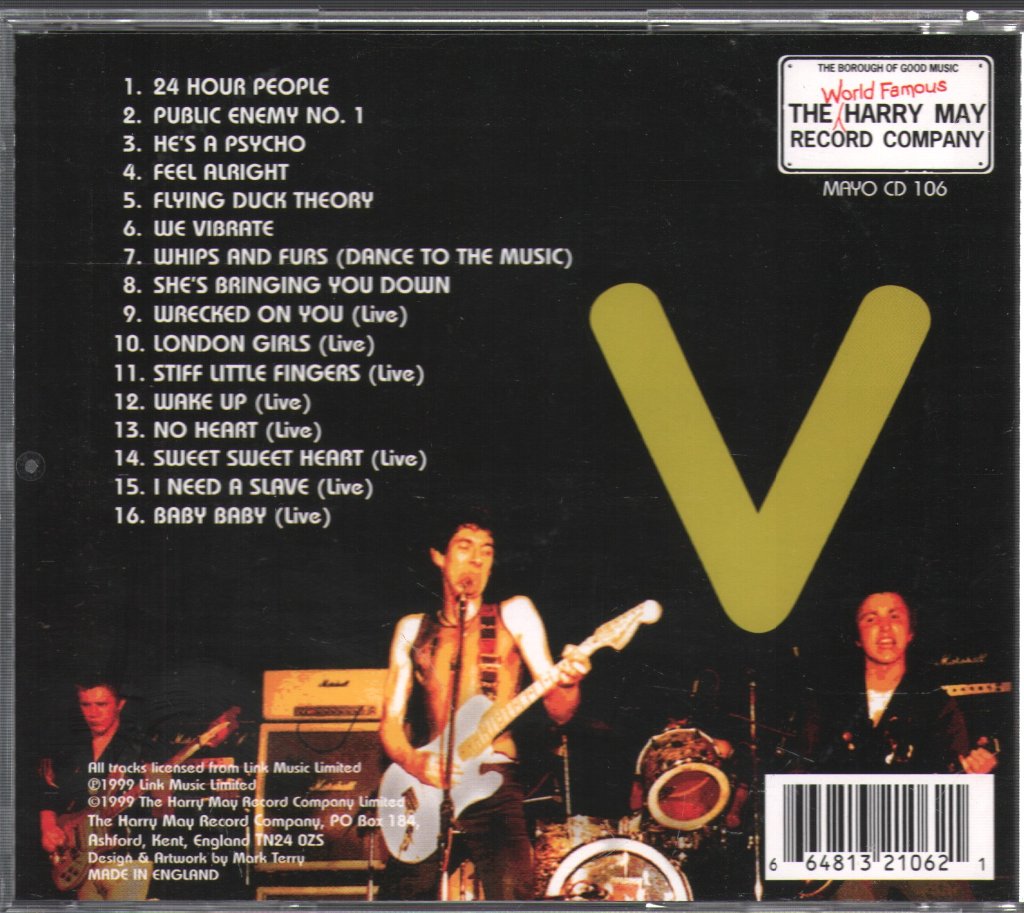 Vibrators - Public Enemy Number 1 - Cd