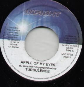 Turbulence - Apple Of My Eyes - 7 Inch