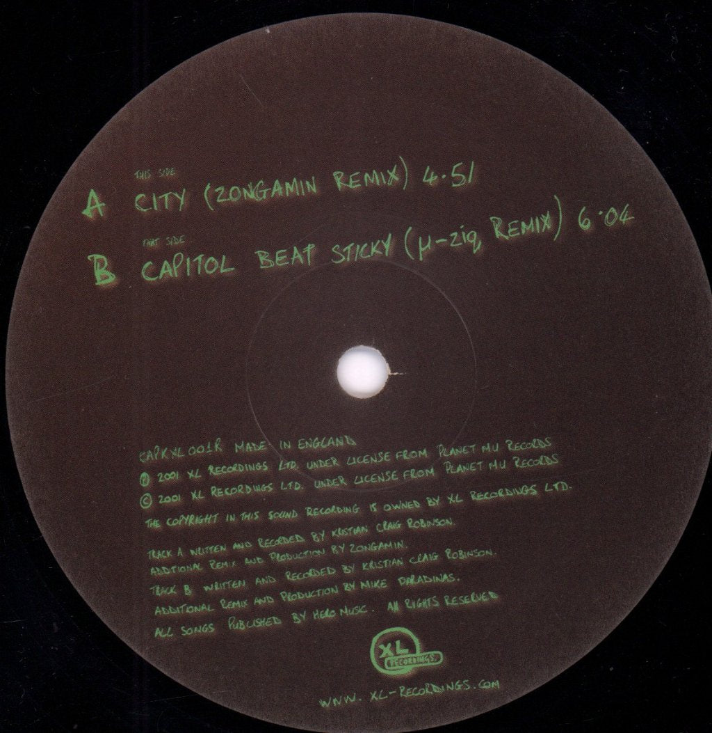 Capitol K - City - 12 Inch