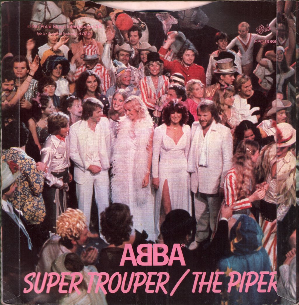 ABBA - Super Trouper / The Piper - 7 Inch