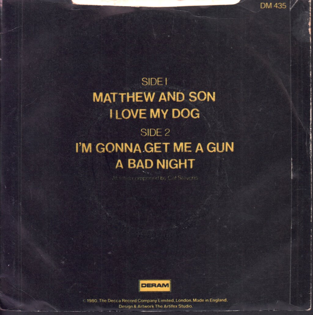 Cat Stevens - Matthew And Son - 7 Inch