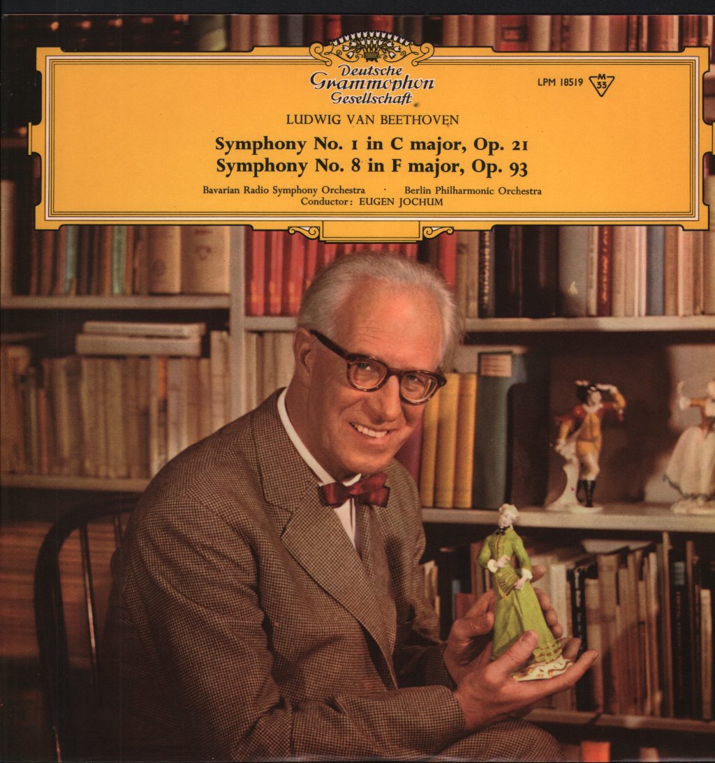 Eugen Jochum / Bavarian Radio Symphony Orchestra / Berlin Philharmonic Orchestra - Ludwig van Beethoven - Symphony No. 1 in C major / Symphony No. 8 in F major - Lp