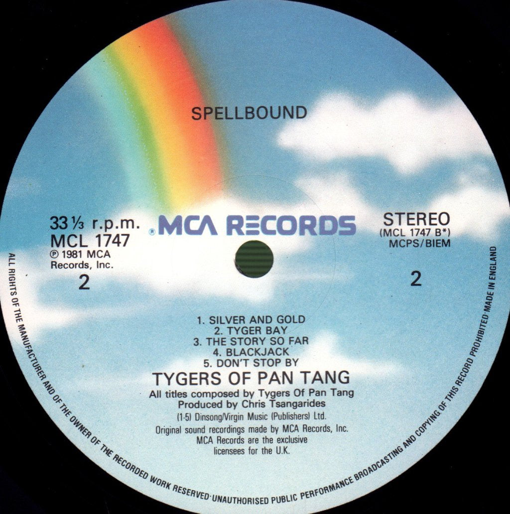 Tygers Of Pan Tang - Spellbound - Lp