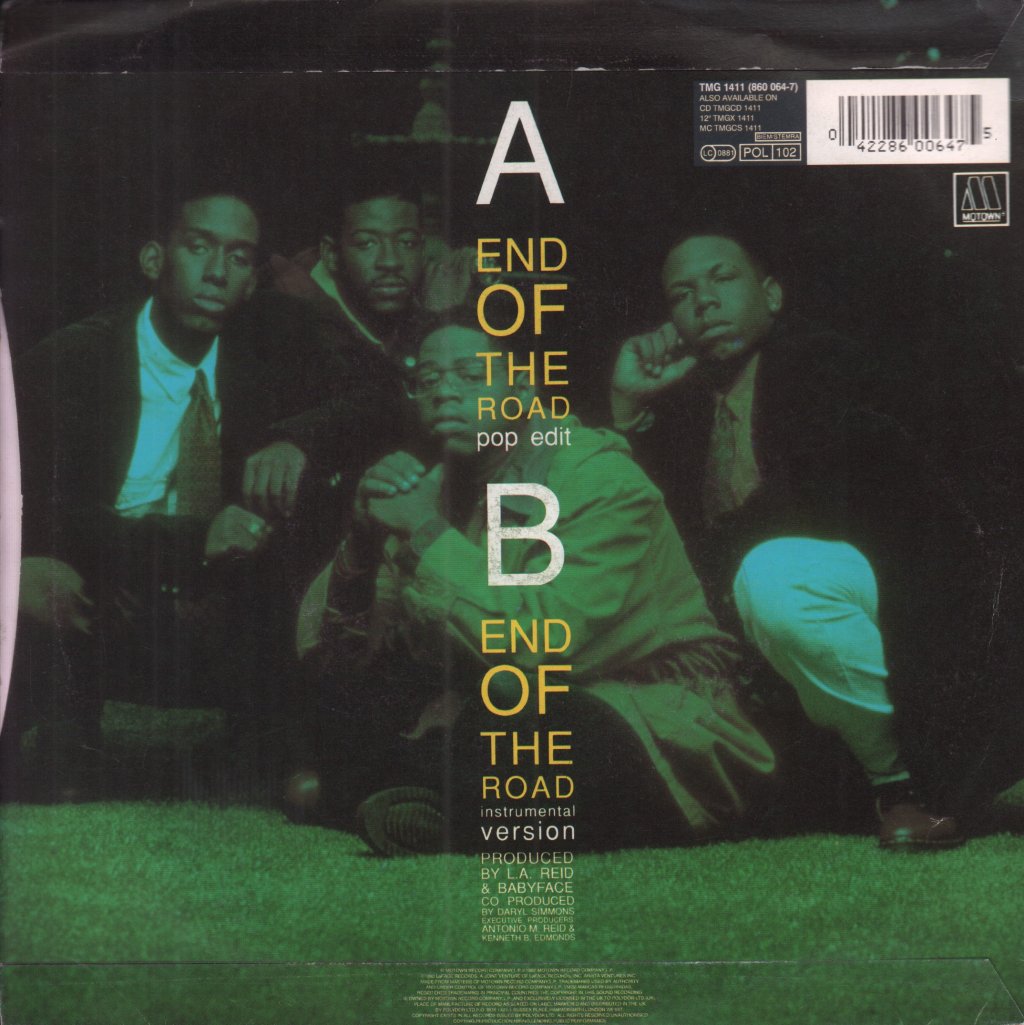 Boyz II Men - End Of The Road - 7 Inch