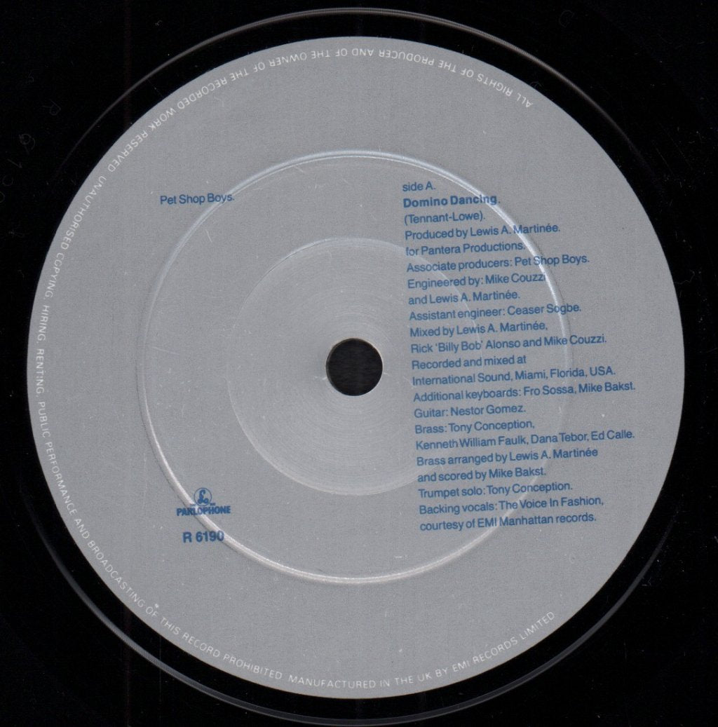 Pet Shop Boys - Domino Dancing - 7 Inch
