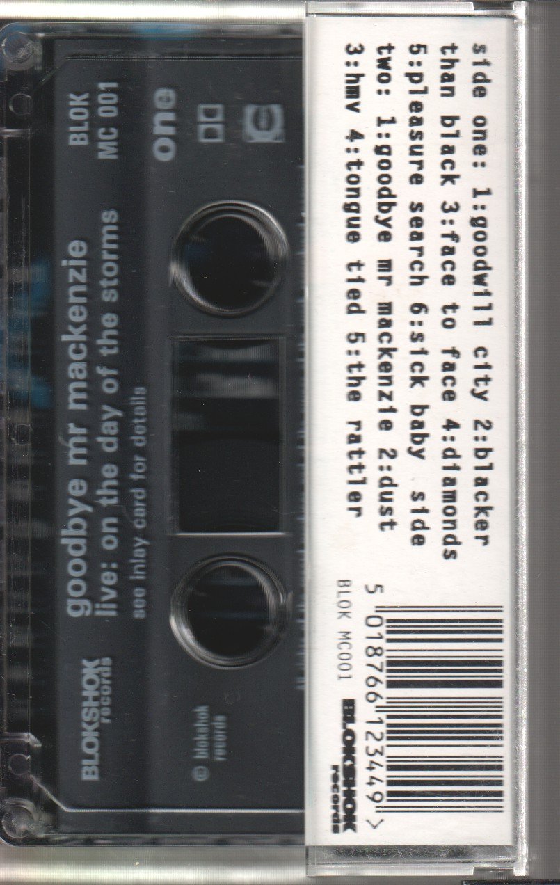 Goodbye Mr Mackenzie - Live: On The Day Of Storms - Cassette