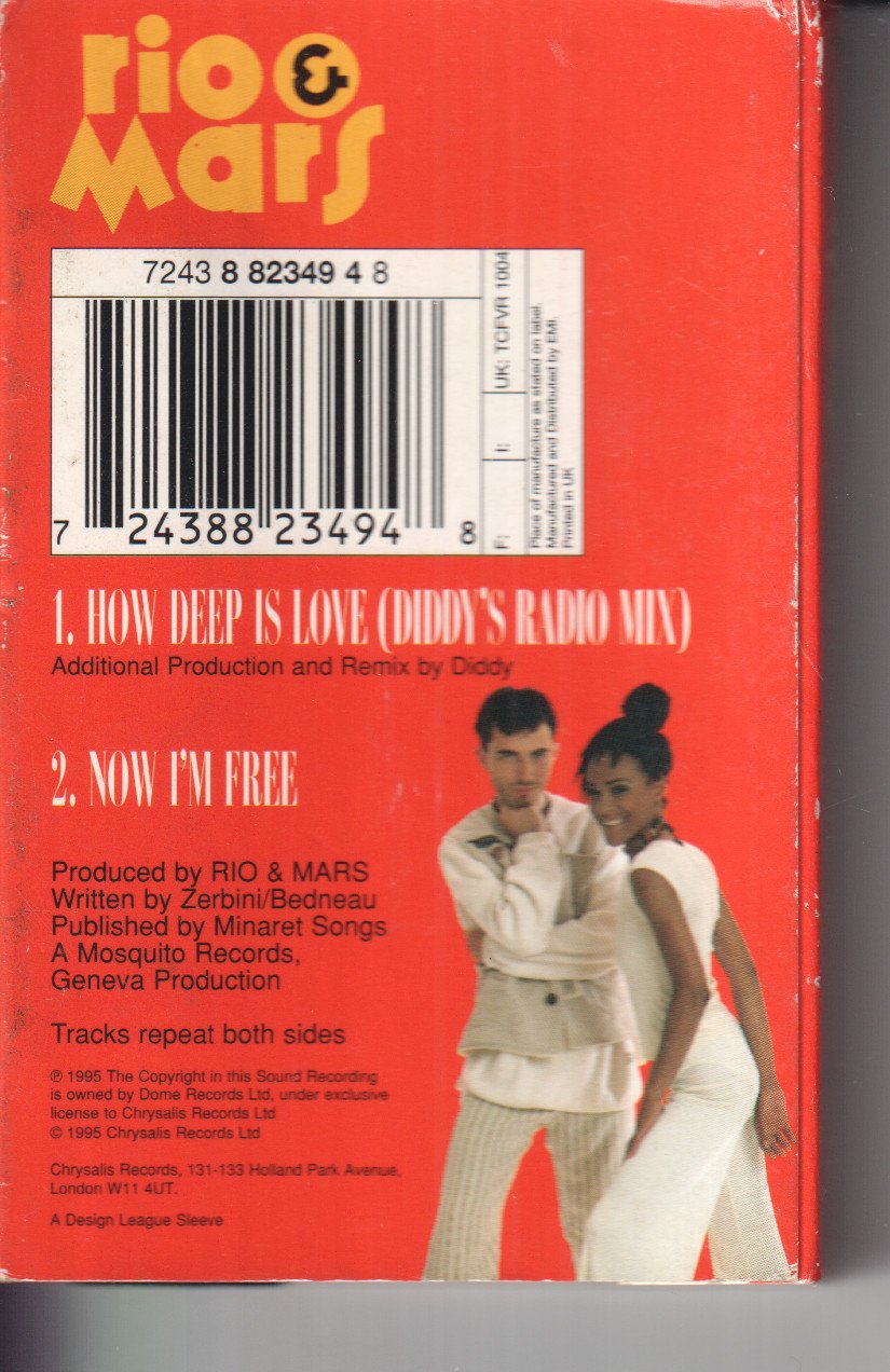 Rio & Mars - How Deep Is Love - Cassette