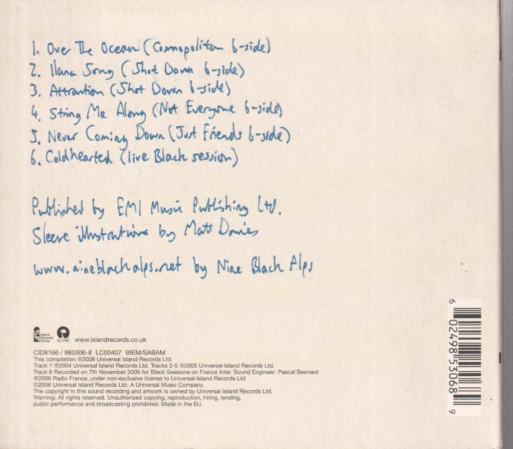 Nine Black Alps - Glitter Gulch E.P. - Cd