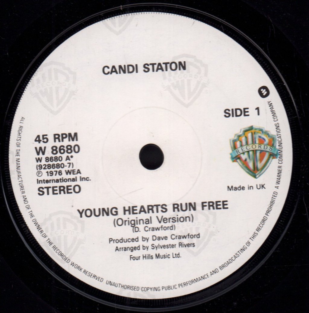 Candi Staton - Young Hearts Run Free - 7 Inch