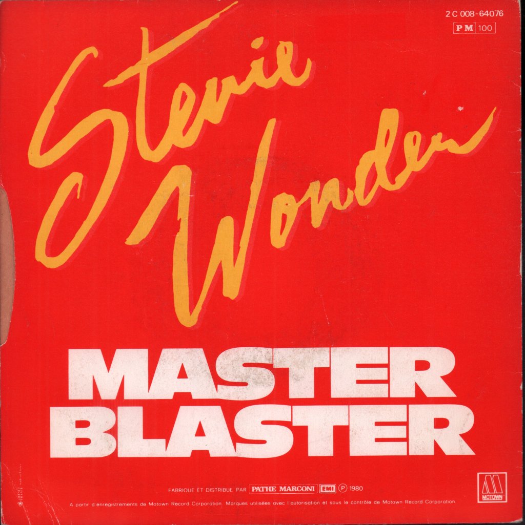 Stevie Wonder - Master Blaster - 7 Inch