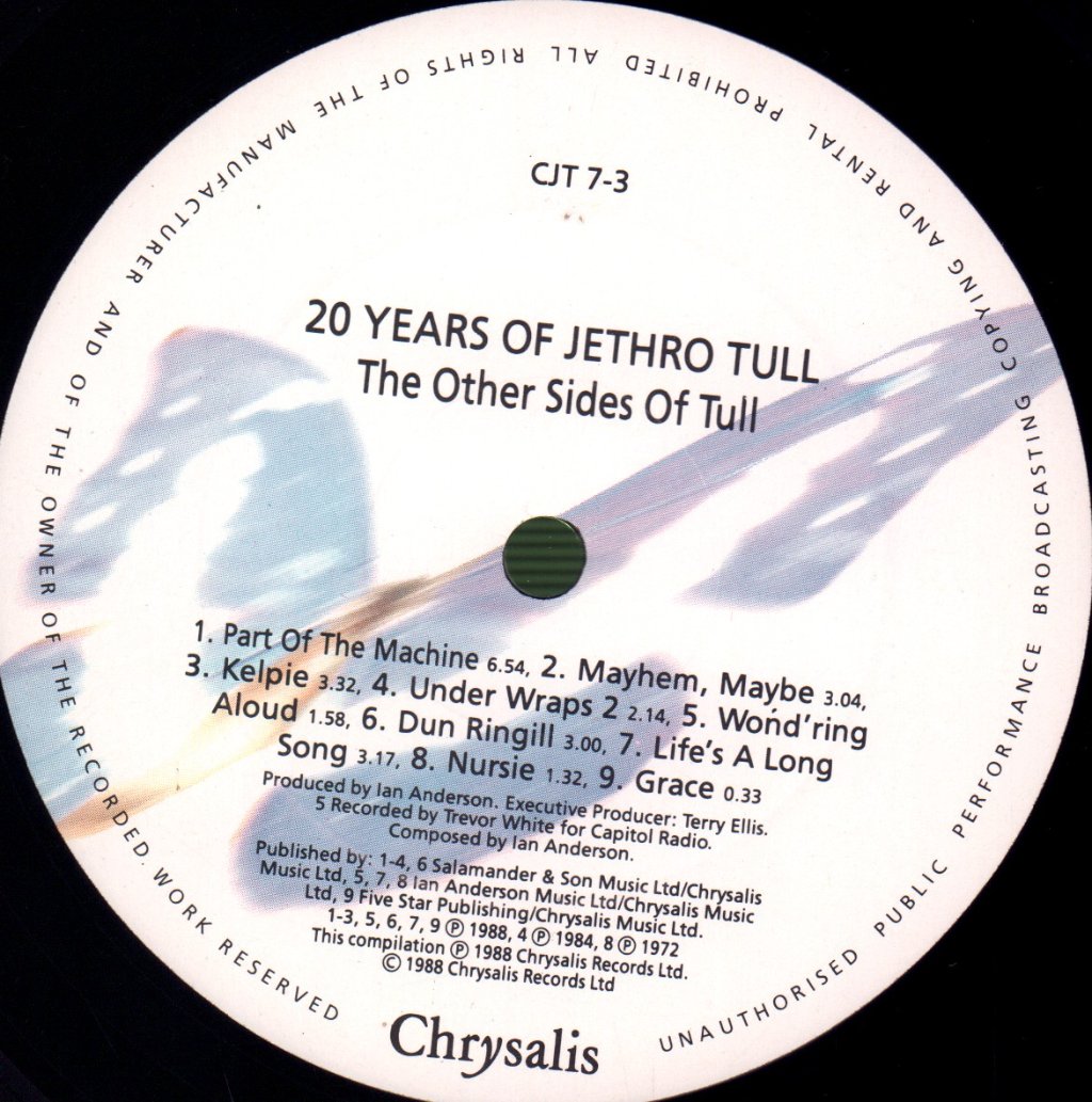 Jethro Tull - 20 Years Of - Double Lp