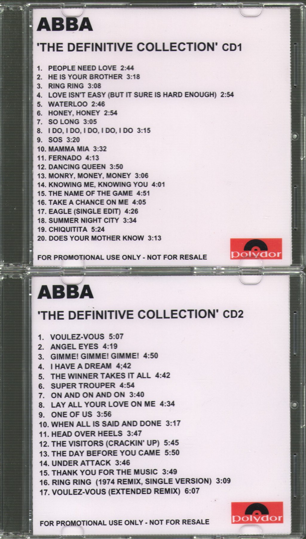 ABBA - Definitive Collection - Cdr