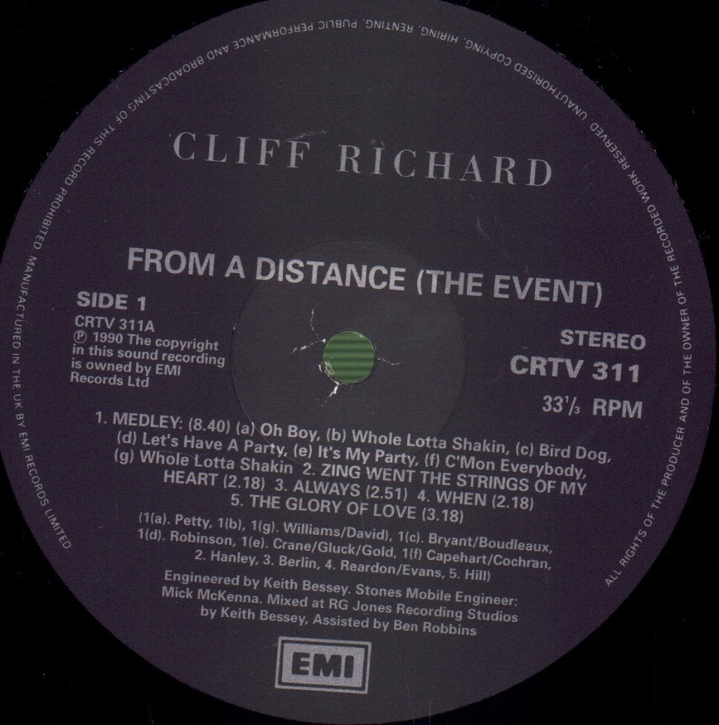 Cliff Richard - From A Distance The Event - Double Lp