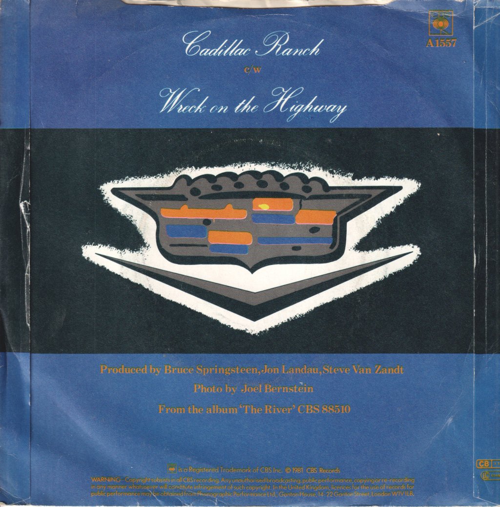 Bruce Springsteen - Cadillac Ranch - 7 Inch