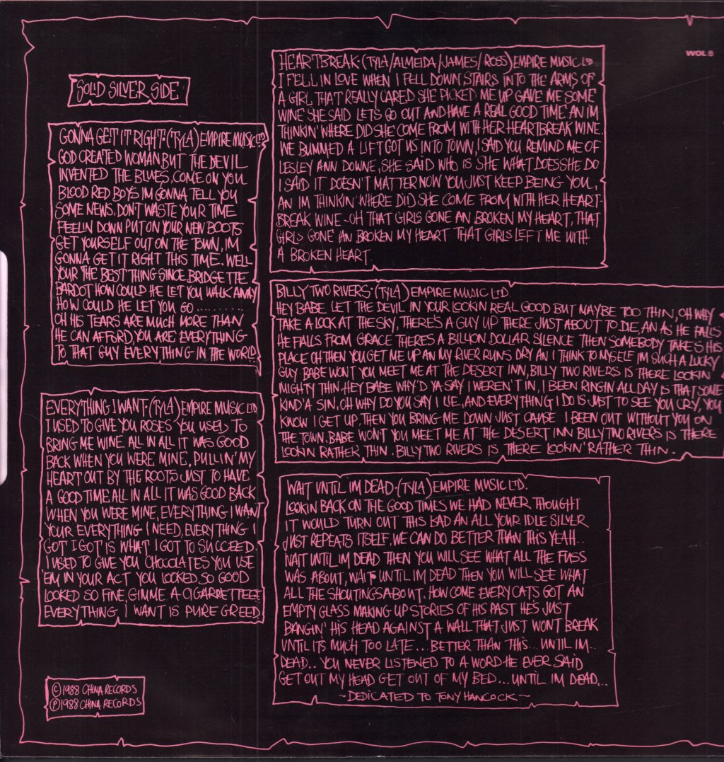 Dogs D'amour - In The Dynamite Jet Saloon - Lp