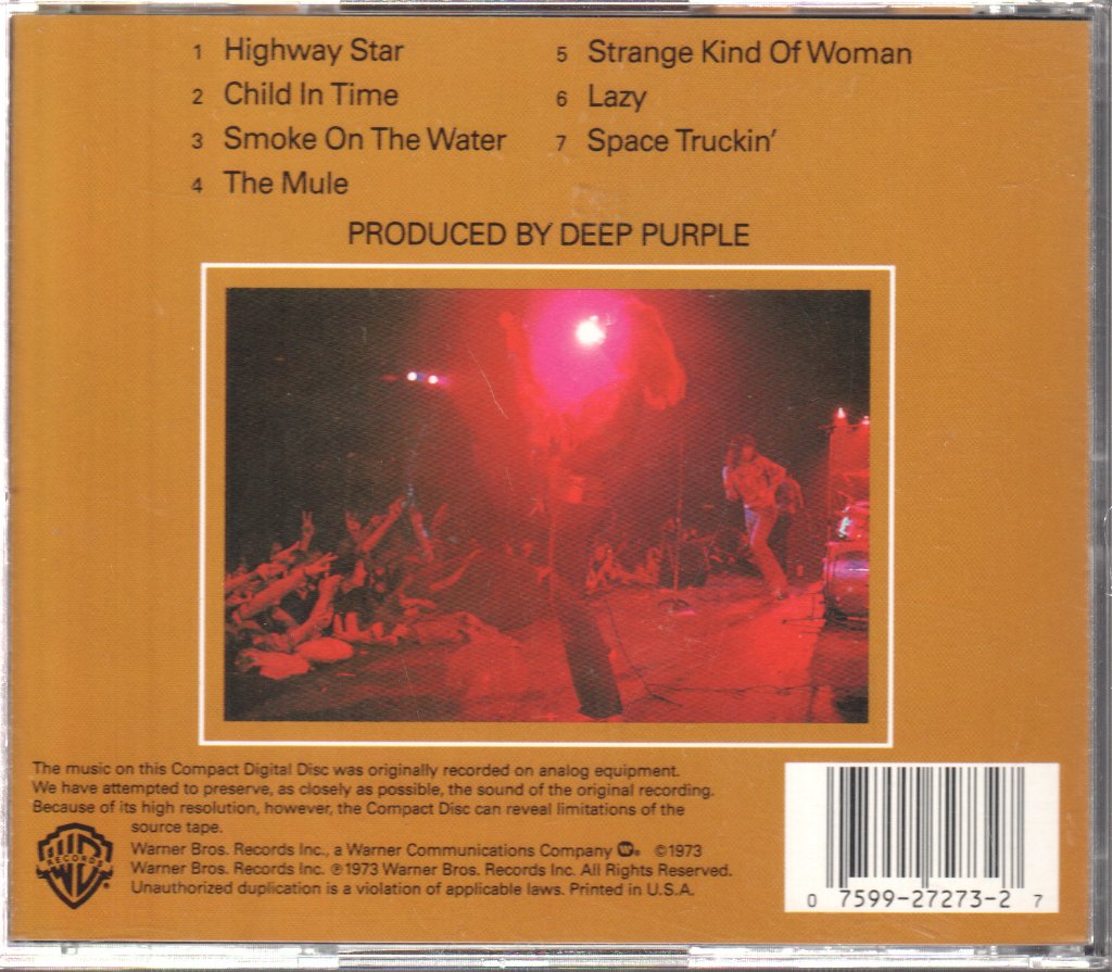 Deep Purple - Made In Japan - Cd