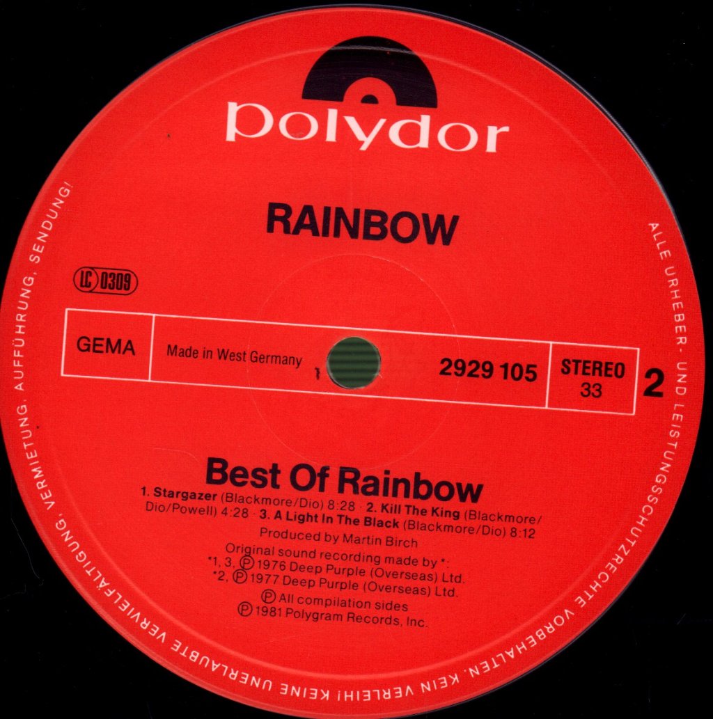 Rainbow - Best Of Rainbow - Double Lp