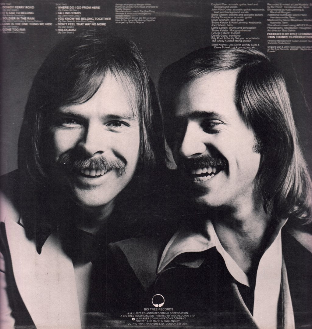 England Dan And John Ford Coley - Dowdy Ferry Road - Lp