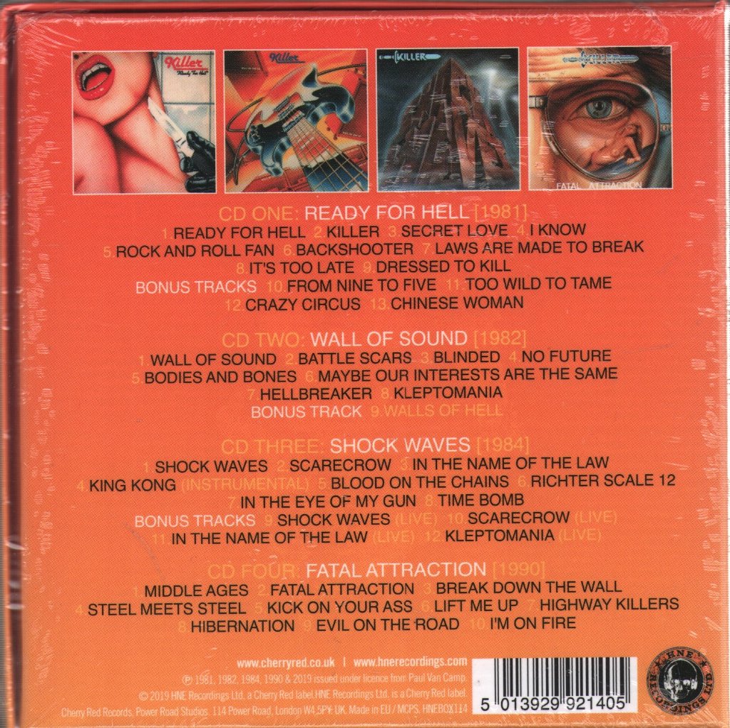 Killer - Mausoleum Years 1981-1990 (Volume One) - Cd Set