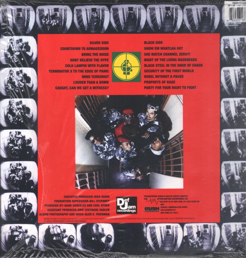 Public Enemy - It Takes A Nation Of Millions To Hold Us Back - Lp
