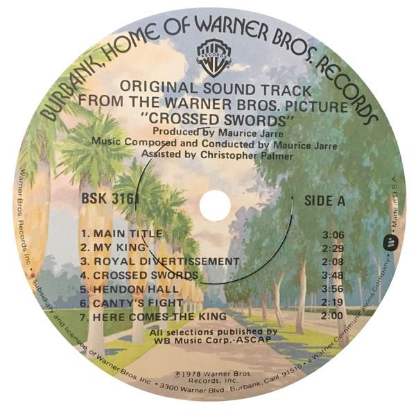 Maurice Jarre - Crossed Swords Original Motion Picture Sound Track - Lp