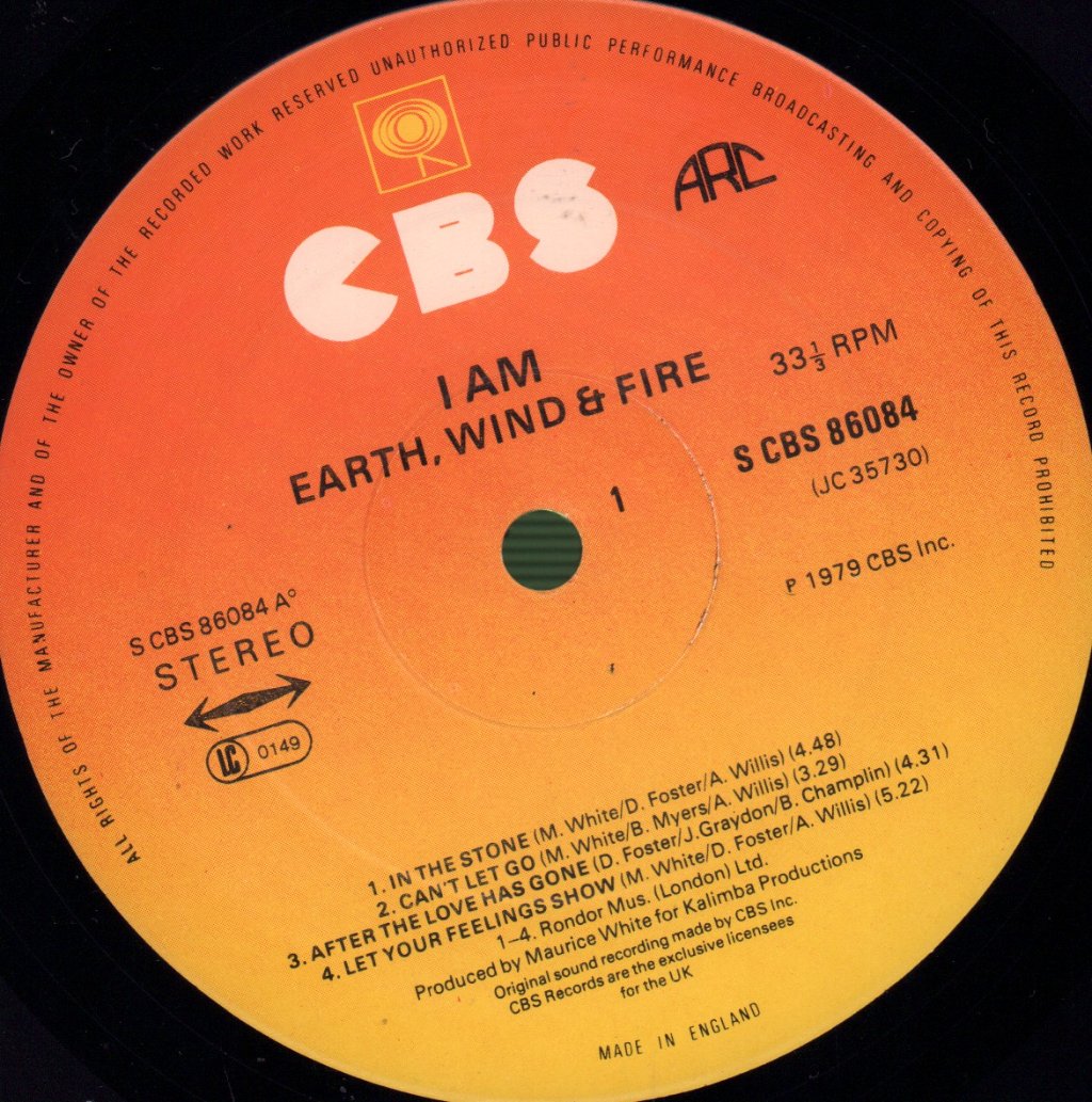 Earth Wind And Fire - I Am - Lp