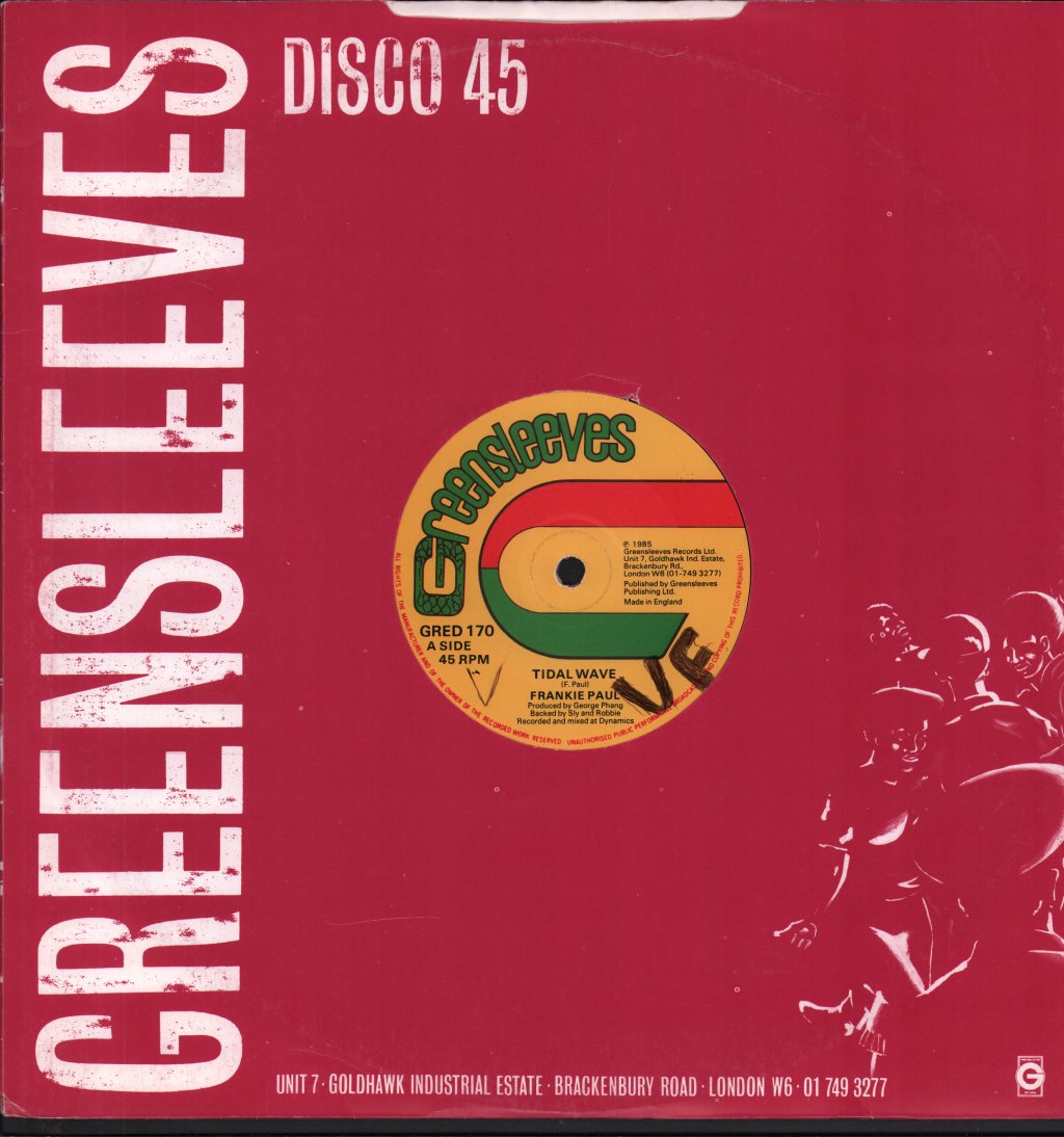 Frankie Paul/Singie Singie - Tidal Wave/Jailhouse - 12 Inch