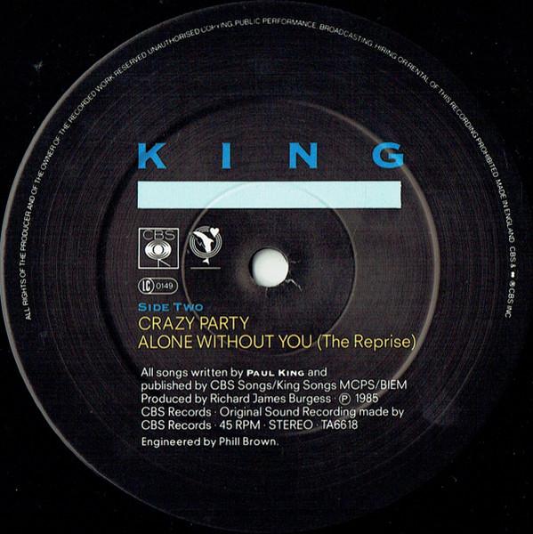 King (Paul) - Taste Of Your Tears - 12 Inch