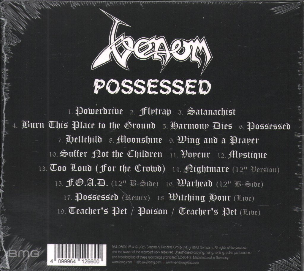 Venom - Possessed - Cd