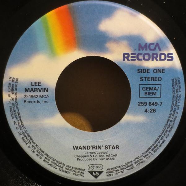 Lee Marvin - Wanderin' Star / Best Things - 7 Inch