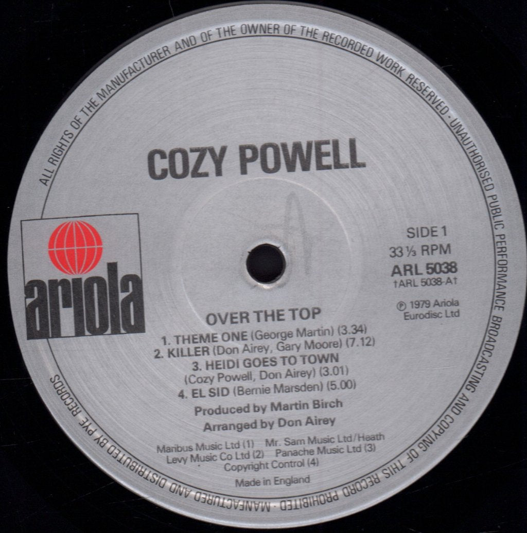 Cozy Powell - Over The Top - Lp