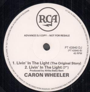 Caron Wheeler - Livin' In The Light - 12 Inch