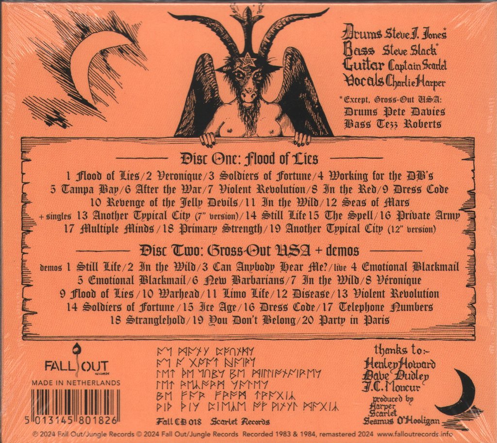 UK Subs - Flood Of Lies + Gross-Out USA - Double Cd