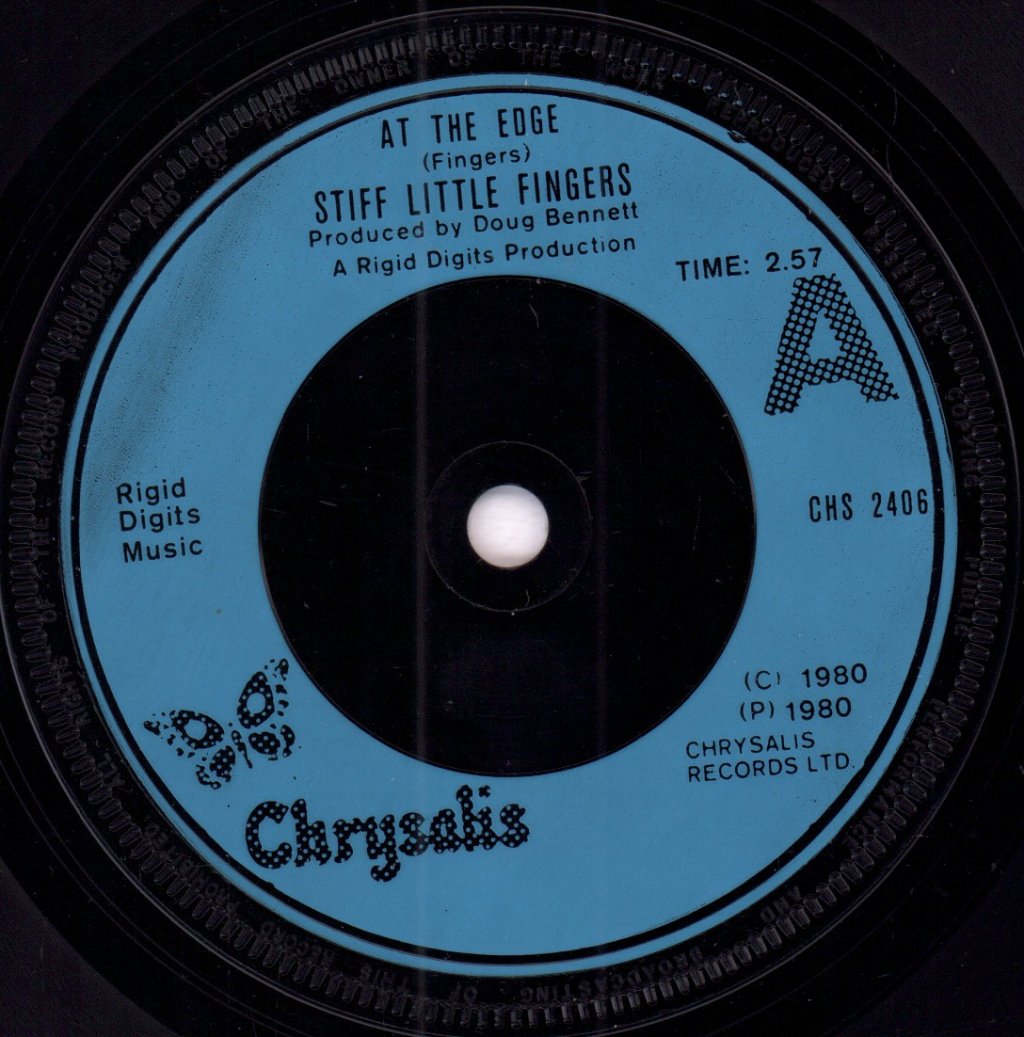 Stiff Little Fingers - At The Edge - 7 Inch