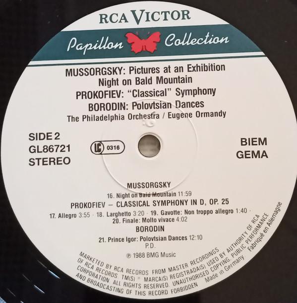 mussorgsky / prokofiev / borodin - Pictures At An Exhibition / a Night On Bald Mountain / Classical Symphony / Polovtsian Dances - Lp