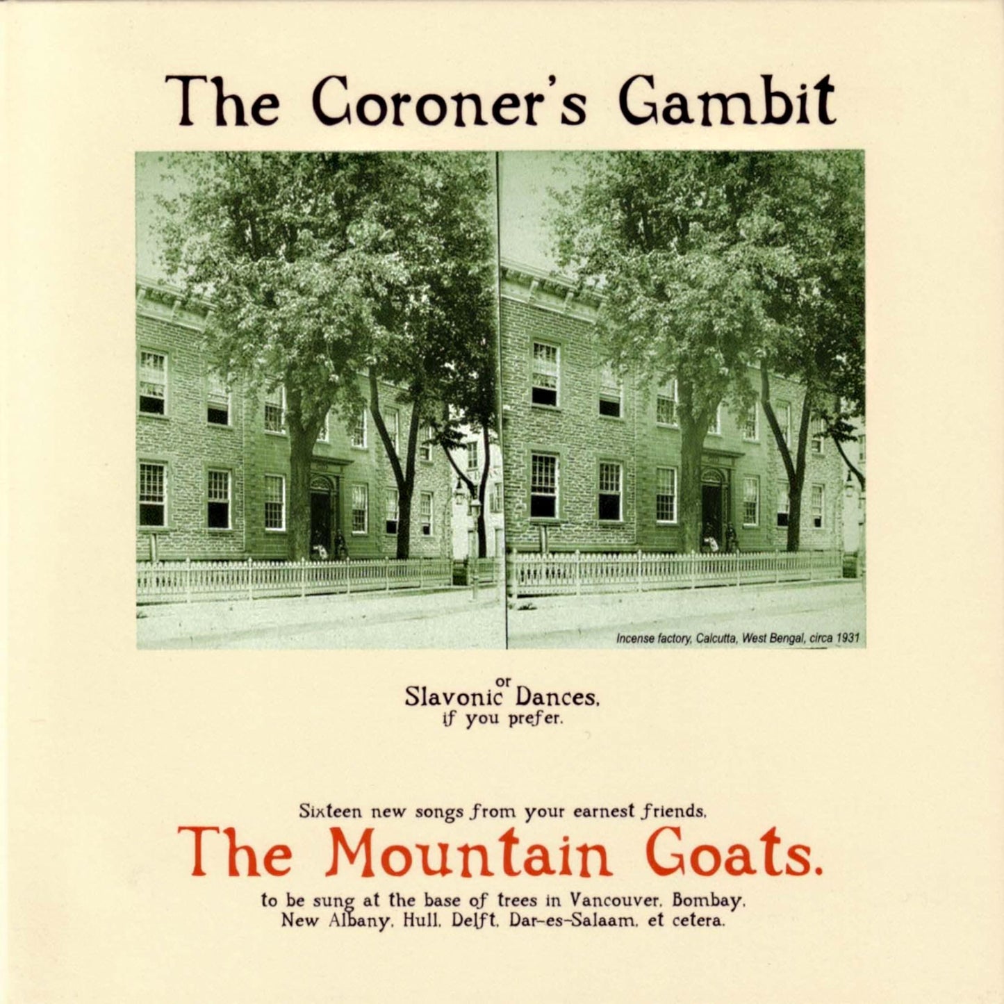 Mountain Goats - Coroner's Gambit - Cd
