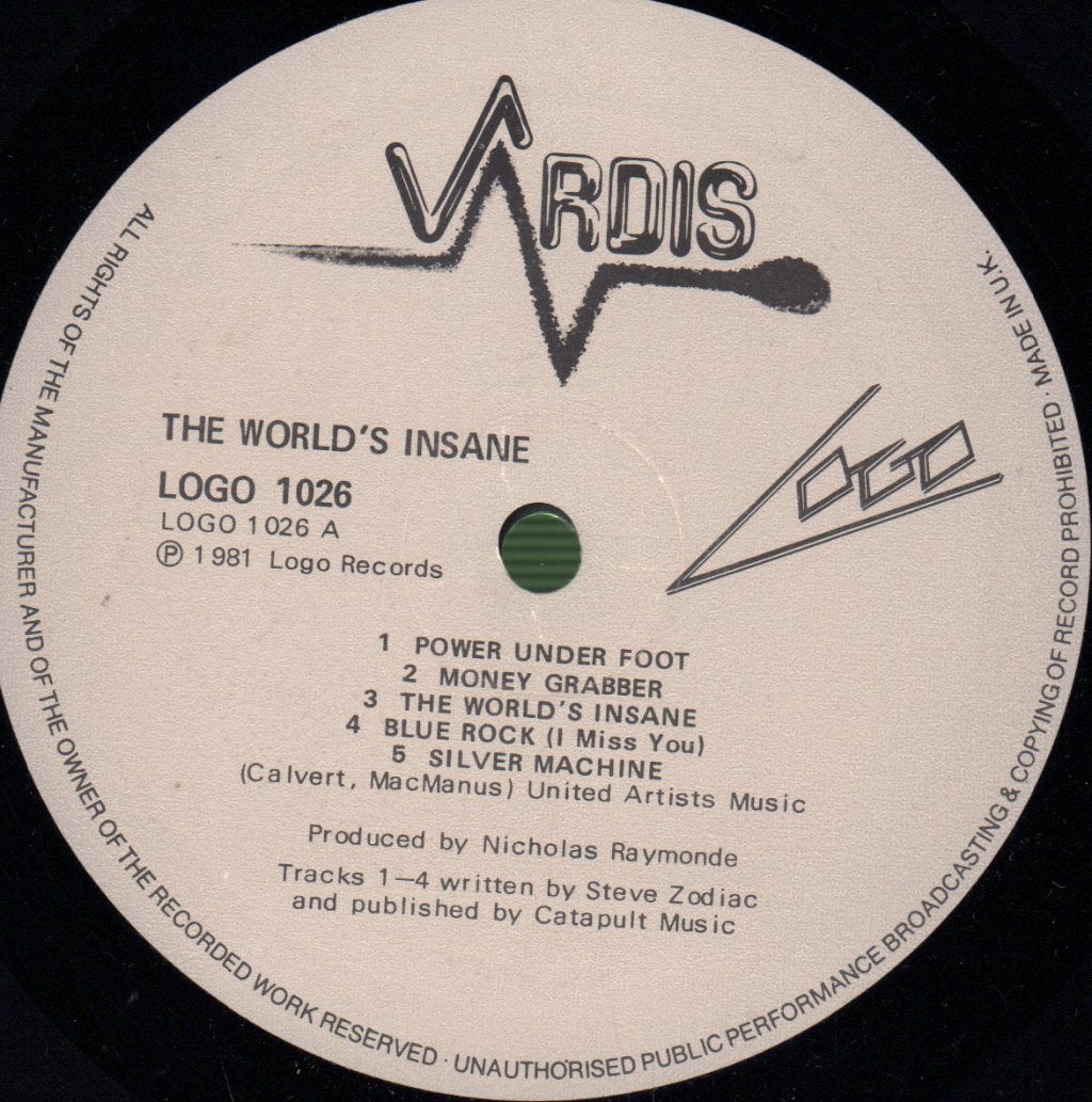 Vardis - World's Insane - Lp