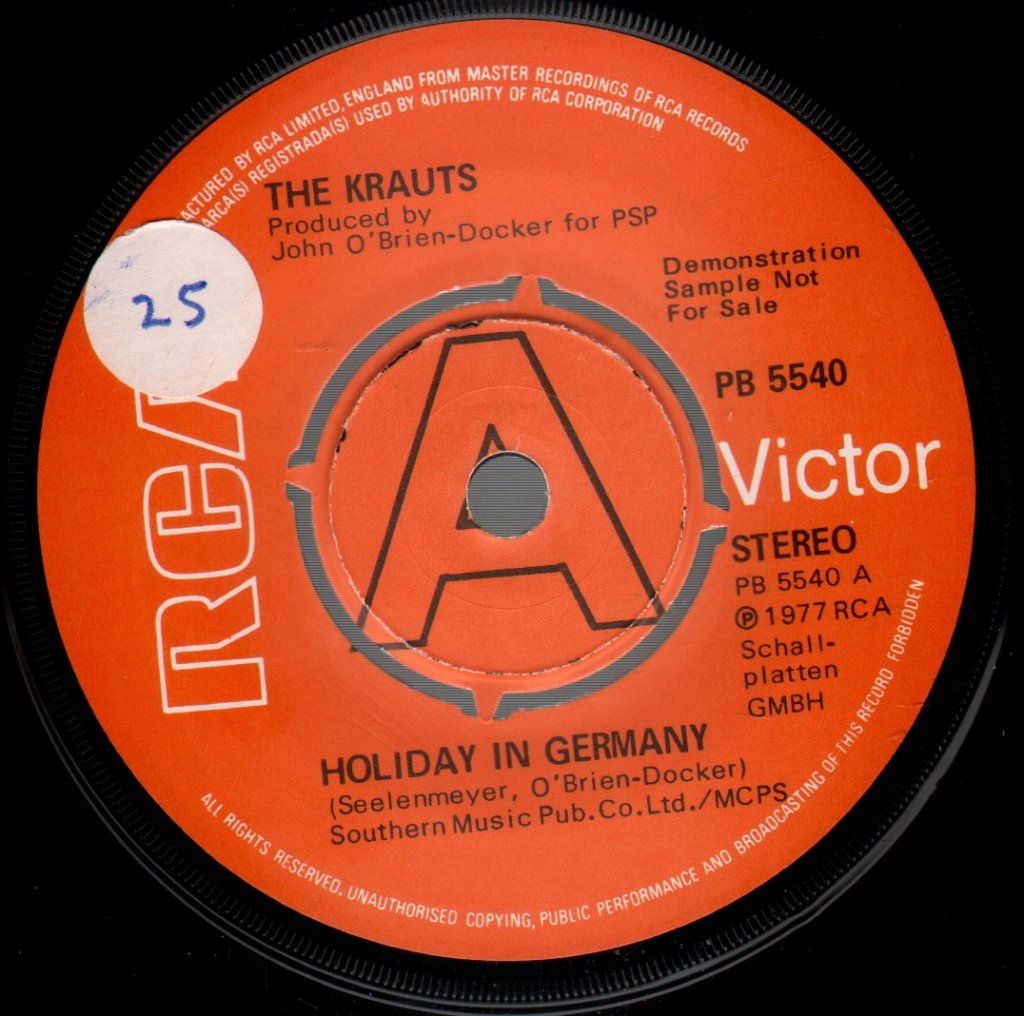 Krauts - Holiday In Germany - 7 Inch