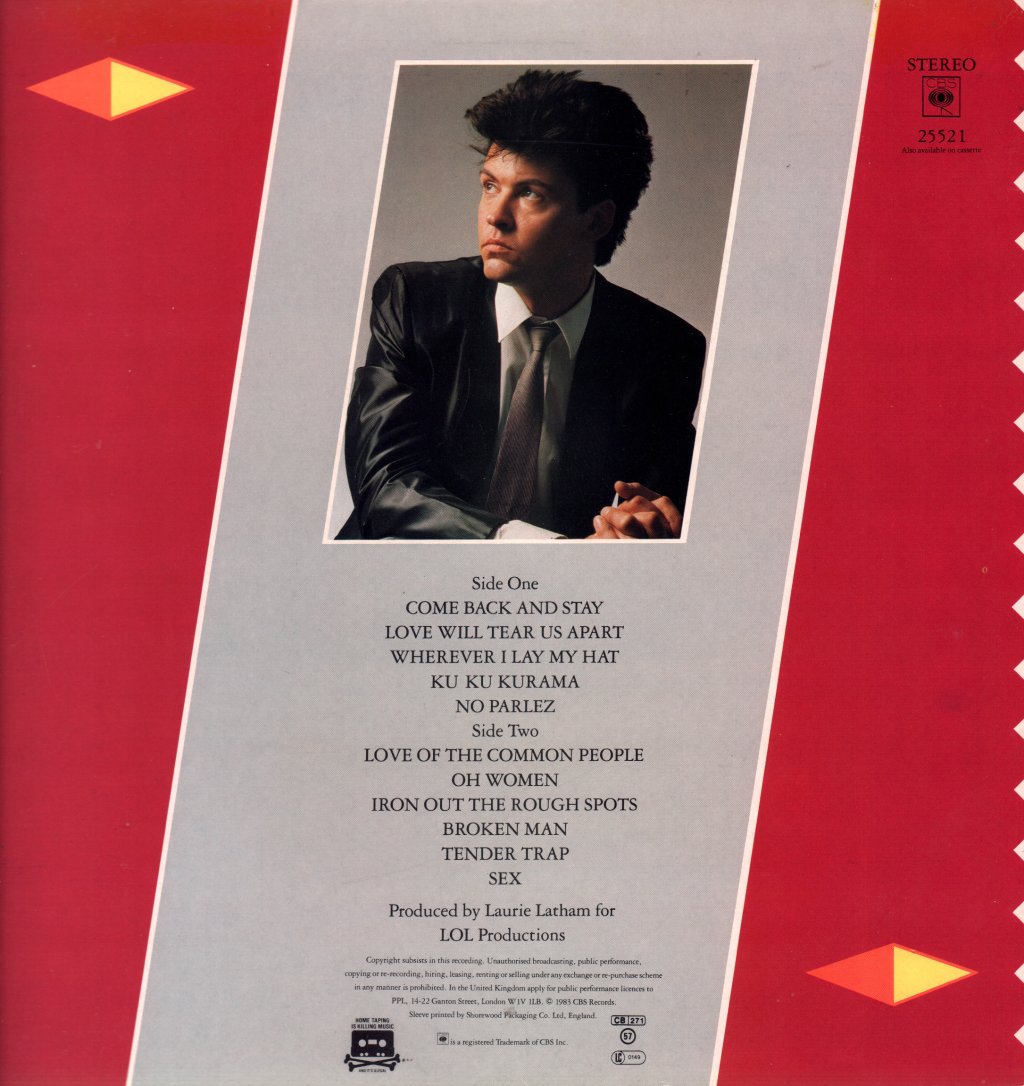 Paul Young - No Parlez - Double Lp