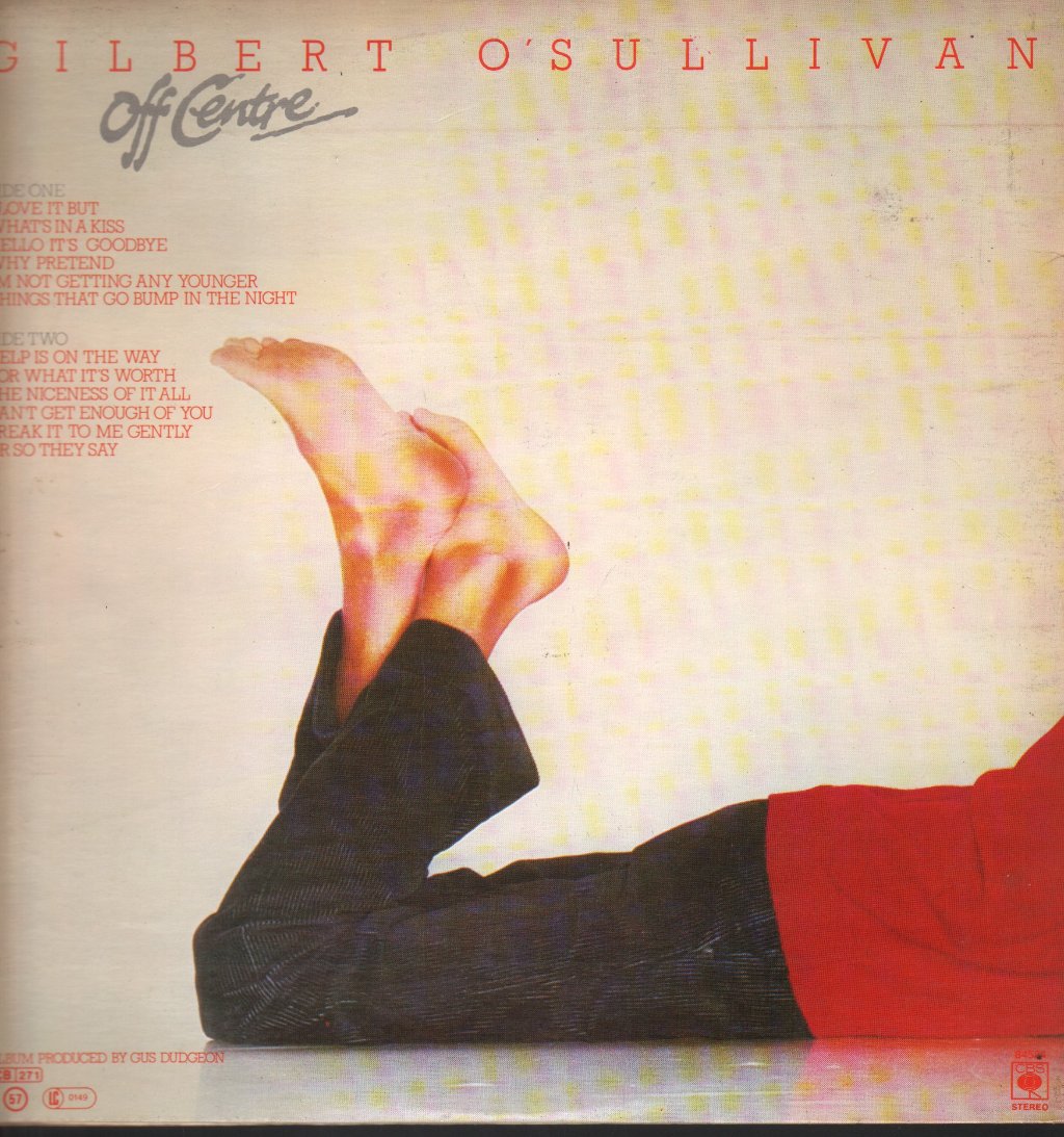 Gilbert O'Sullivan - Off Centre - Lp