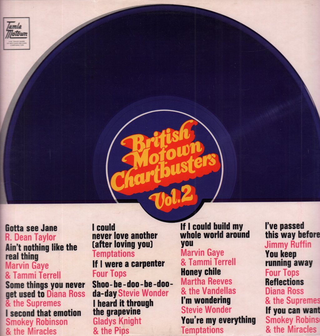 Various Artists - British Motown Chartbusters Vol 2 - Lp