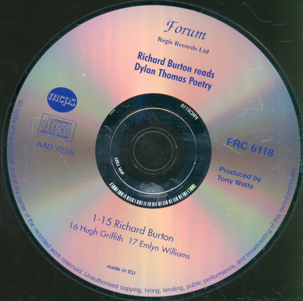 Richard Burton - Richard Burton Reads Dylan Thomas - Cd