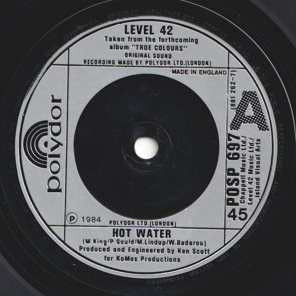 Level 42 - Hot Water - 7 Inch