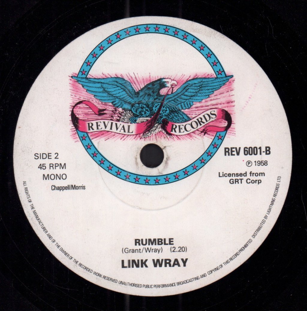 Bobby Fuller Four / Link Wray - I Fought The Law / rumble - 7 Inch