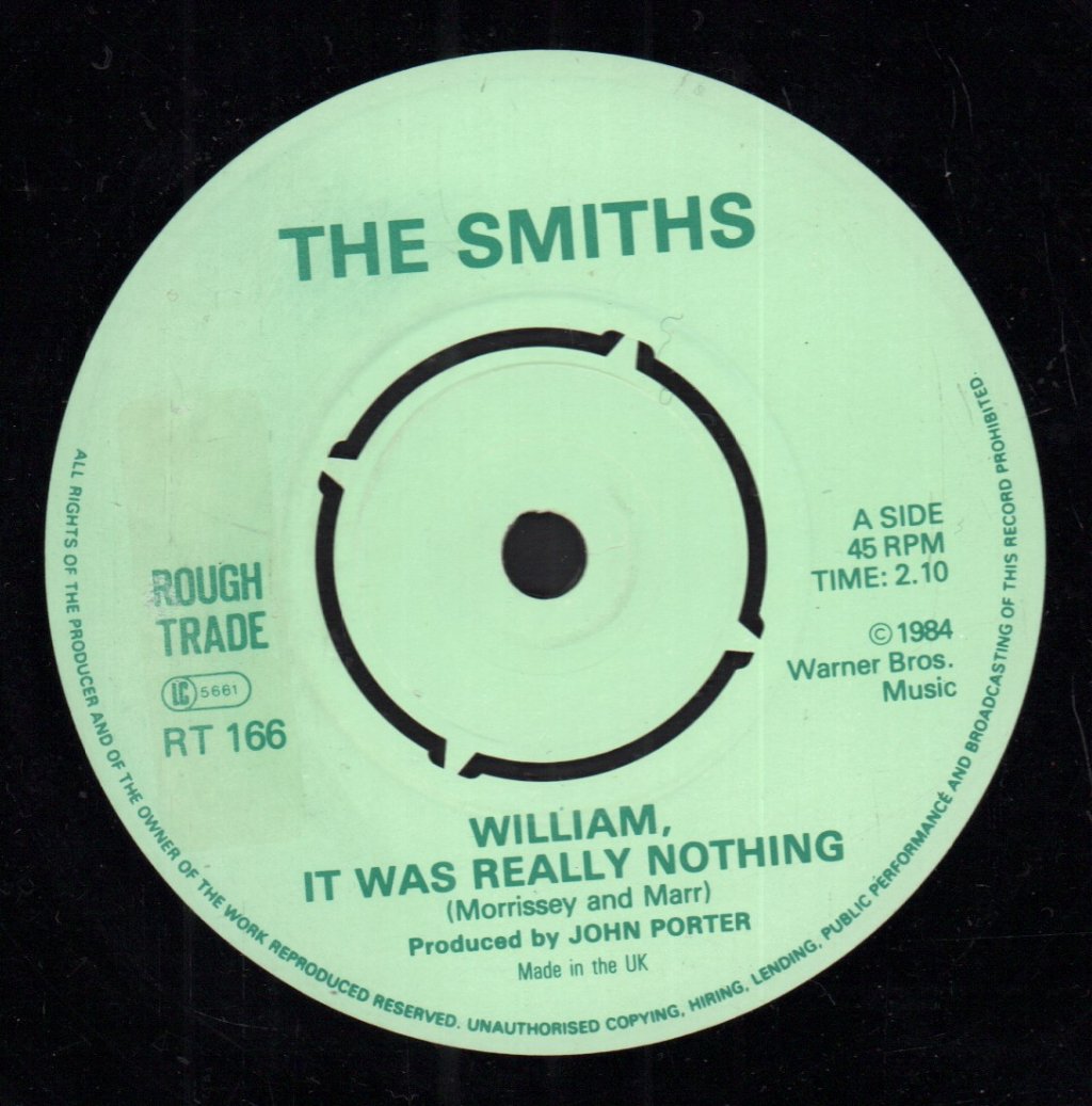 Smiths - William It Was Really Nothing - 7 Inch