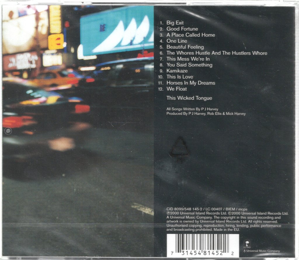 PJ Harvey - Stories From The City, Stories From The Sea - Cd
